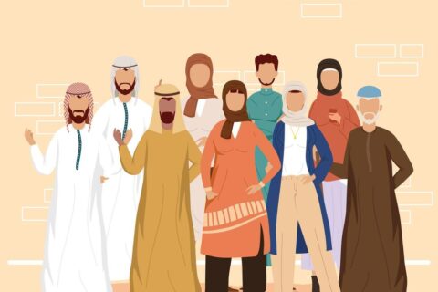 nine-muslim-community-persons-vector